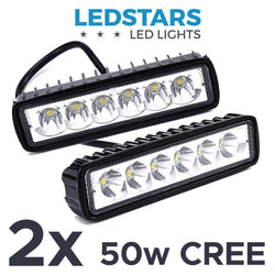 2 kpl CREE 6" 50 W Spot LED-valo