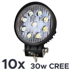 Köp Ledstars LED Lisävalot 10-Pack 4" CREE 30Watt! Billigast & bäst i test!