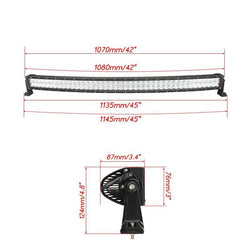 5D CREE 42" Curved LED-valopaneeli - 400 W 20000 lm