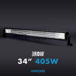Köp nya 3ROW 34" LED Lisävalotramp hos LEDSTARS.FI till bil & lastil. Nordens billigaste priser