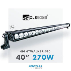 Köp OLEDONE OSRAM 40" Inch (E-märkt) Nightwalker S10 LED Lisävalotramp - 270W - 21000 Lumen Ledstars.fi Bäst & Billigast LED PaneeliER BARS i Norden! Bäst i test!
